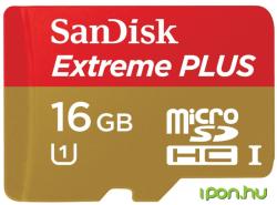 SanDisk microSDHC Extreme Plus 16GB UHS-I SDSDQX-016G-U46A