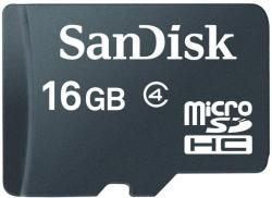 SanDisk microSDHC 16GB C4 (SDSDQM-016G-B35/C0637089)
