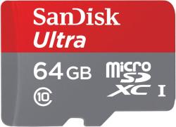 SanDisk Ultra microSDXC 64GB Class 10 UHS-I (SDSQUNC-064G-GN6IA/139732)