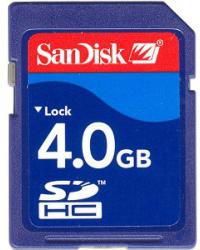 SanDisk SDHC 4GB SDSDB-004G-B35