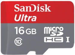 SanDisk microSDHC Ultra 16GB C10 SDSQUNC-016G-GN6MA/139726