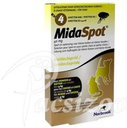 MidaSpot Spot On 4 alatti 4x0,4 ml