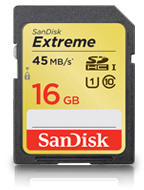 SanDisk SDHC 16GB Class 10 SDSDXS-016G-X46