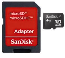 SanDisk microSDHC 4GB Class 4 SDSDQB-004G-B35