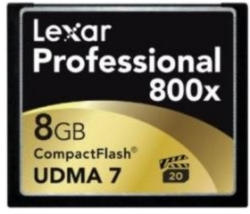 Lexar Compact Flash 8GB LCF8GBCRBEU800