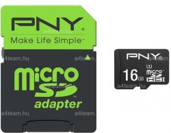 PNY microSDHC 16GB C10/UHS-I SDU16G10HIGPER80-EF