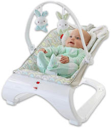 Mattel Fisher-Price Seat Comfort - Nyuszis hajlított babafotel (DKF64)