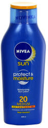 Nivea Sun Protect & Moisture hidratáló naptej SPF 20 400ml