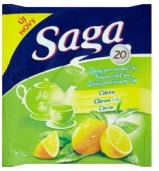 Saga Citrom Ízű Zöld Tea 20 filter