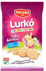 DETKI Lurkó teljes kiőrlésű omlós keksz Multivitaminnal és Inulinnal gyerekeknek 180 g