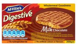 McVitie's Digestive keksz teljes kiőrlésű búzaliszttel tejcsokoládé bevonattal 200 g