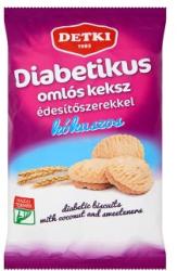 DETKI Diabetikus kókuszos omlós keksz édesítőszerekkel 180 g