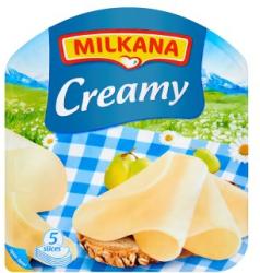 MILKANA Creamy Krémes Szeletelt Sajt Laktózmentes 100 g