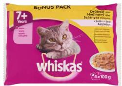 Whiskas 7+ Szárnyas Válogatás teljes értékű eledel 7 éves vagy idősebb macskáknak 4x100 g