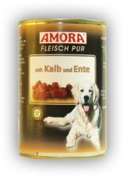 Amora Fleisch Pur - Veal & Duck 6x400 g
