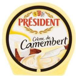 PRÉSIDENT Créme De Camembert Camembert Ízű Kenhető Zsíros Ömlesztett Sajt 150 g