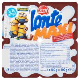 Zott Monte Maxi tejdesszert 4 x 100 g
