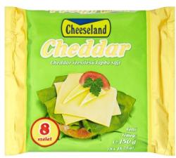 Cheeseland Cheddar Ízesítésű Lapka Sajt 150 g