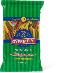 Gyermelyi Vita Pasta Durum Zöldséges Penne száraztészta 500 g