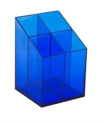 Ico Írószertartó, áttetsző kék - patronbolt