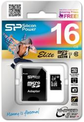 Silicon Power microSDHC Elite 1 16GB C10/UHS-I/U1 SP016GBSTHBU1V20SP