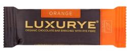 Luxurye Bio narancsos csokoládé rozskorpával 30 g