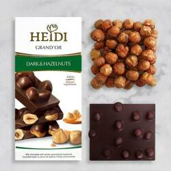 HEIDI Grand'Or étcsokoládé karamellizált egész mogyoróval 100 g
