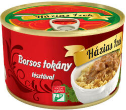 Házias Ízek Borsos tokány tésztával (400g)