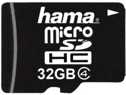 Hama microSDHC 32GB Class 4 114752
