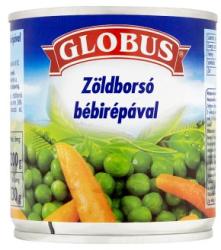 GLOBUS Zöldborsó bébirépával 200 g