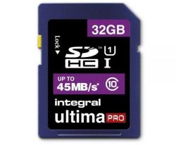 Integral SDHC Pro Ultima 32GB Class 10 INSDH32G10-45