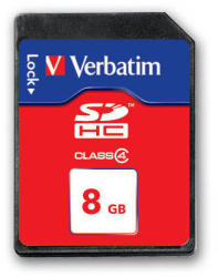 Verbatim SDHC 8GB Class 4 44018