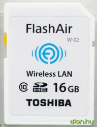 Toshiba SDHC FlashAir W-02 16GB Class 10 SD-F16AIR(BL8
