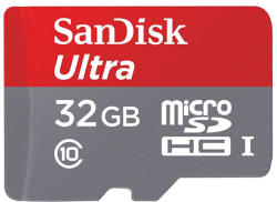 SanDisk microSDHC Ultra 32GB Class 10 SDSDQUNC-032G-GN6MA