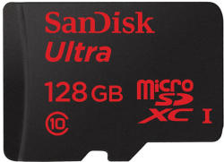 SanDisk microSDXC Ultra 128GB Class 10 SDSDQUNC-128G-GN6MA