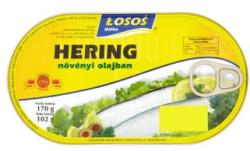 LOSOS Hering növényi olajban (170g)