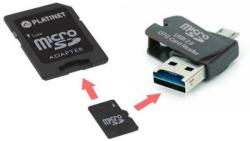 Platinet microSDHC 8GB PMMSD8CR4