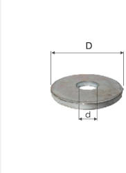 MK Saibe Zincate Late Groase M10 (11.1/33.7mm), 250/set (mk-pop10)