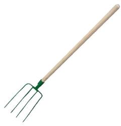POLONIA Furca Gospodarie Cu Maner Lemn 230x305/1305mm / 4 Dinti (12284) Furca