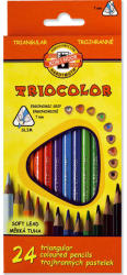 ICO Ico: Koh-I-Noor Triocolor színes ceruza szett 24 db-os (7140104003-182023) - jatekshop