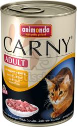  Animonda Cat Carny Adult, vită, pui și inimă de rață 6 x 200 g