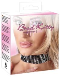 Bad Kitty - strasszos nyakpánt (fekete) - szexaruhaz