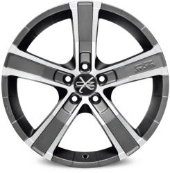 OZ Sahara 5 Matt Graphite Diamond Cut CB57.06 5/112 17x8 ET45