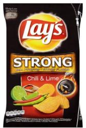 Lay's Strong chili és lime ízű chips 150 g