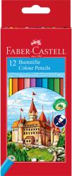Faber-Castell Creioane colorate 12 culori Faber Castell eco 120112 (CRECOFBC12)