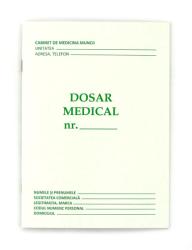 Dosar medical, format A5, orientare portret, 8 file (DOSM)
