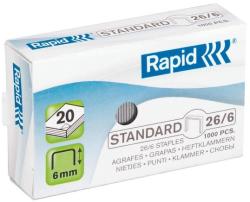 RAPID Capse 26/6 RAPID 20 coli standard (RA24861300)