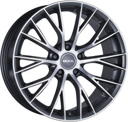 Mak München Gun Metallic Mirror CB72.6 5/120 16x7 ET35