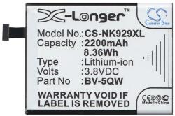 Cameron Sino Microsoft BV-5QW Li-ion 2500mAh CS-NK929XL