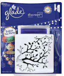 Glade Discreet Electric Velvet Tea Party zselés légfrissítő 8 g